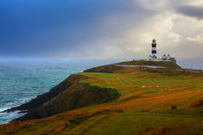 Fairway with lighthouse