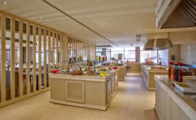 Lunchtime buffet area at Be Live Collection