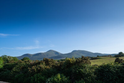 View of the fields and hills near Burrendale Hotel, Country Club & Spa
