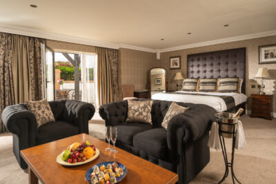 Double bed accommodation at Burrendale Hotel, Country Club & Spa