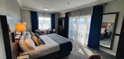 Double bed accommodation at Burrendale Hotel, Country Club & Spa