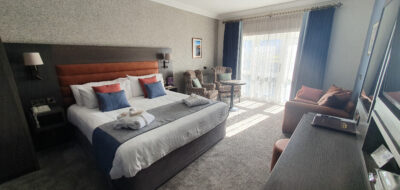 Double bed accommodation at Burrendale Hotel, Country Club & Spa