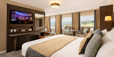 Double bed accommodation at Burrendale Hotel, Country Club & Spa