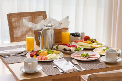Crowne Plaza Vilamoura breakfast table