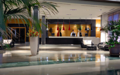 Elba Carlota Hotel reception area