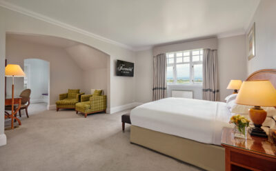 Double bed accommodation at the Fairmont St Andrews