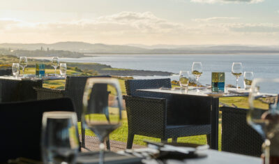 Outdoor dining at the Fairmont St Andrews