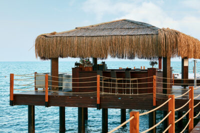 Bar on pier at Gloria Golf Resort