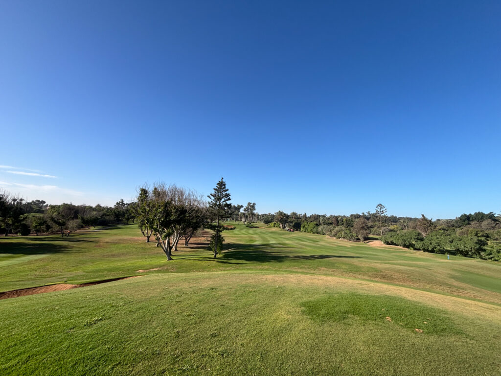 Fairway wiwth trees running between both holes at Golf du Soleil