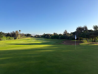 Greenview overlooking the fairway at Golf du Soleil