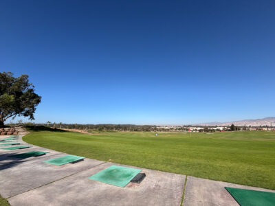 Drving range at Golf de L'Ocean Course