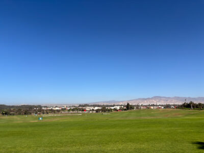 Golf de L'Ocean Course overlooking the surrounding landscape
