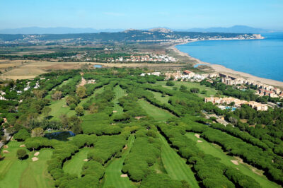 Aerial view Golf de Pals