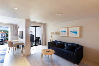 Sitting area in accommodation at Hilton Vilamoura as Cascatas Golf Resort Spa