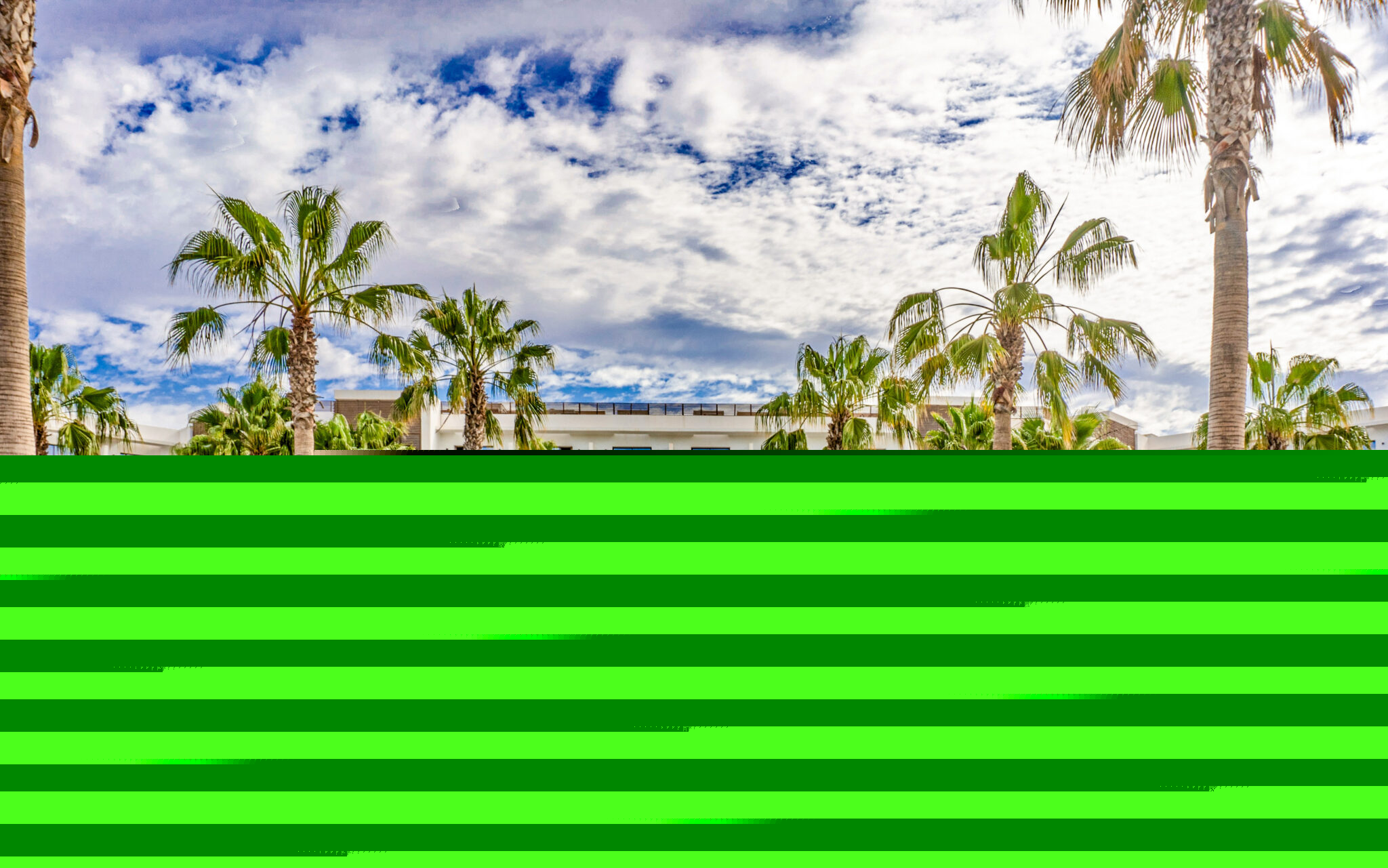 Outdoor pool and exterior of hotel at Hyatt Place Taghazout Bay