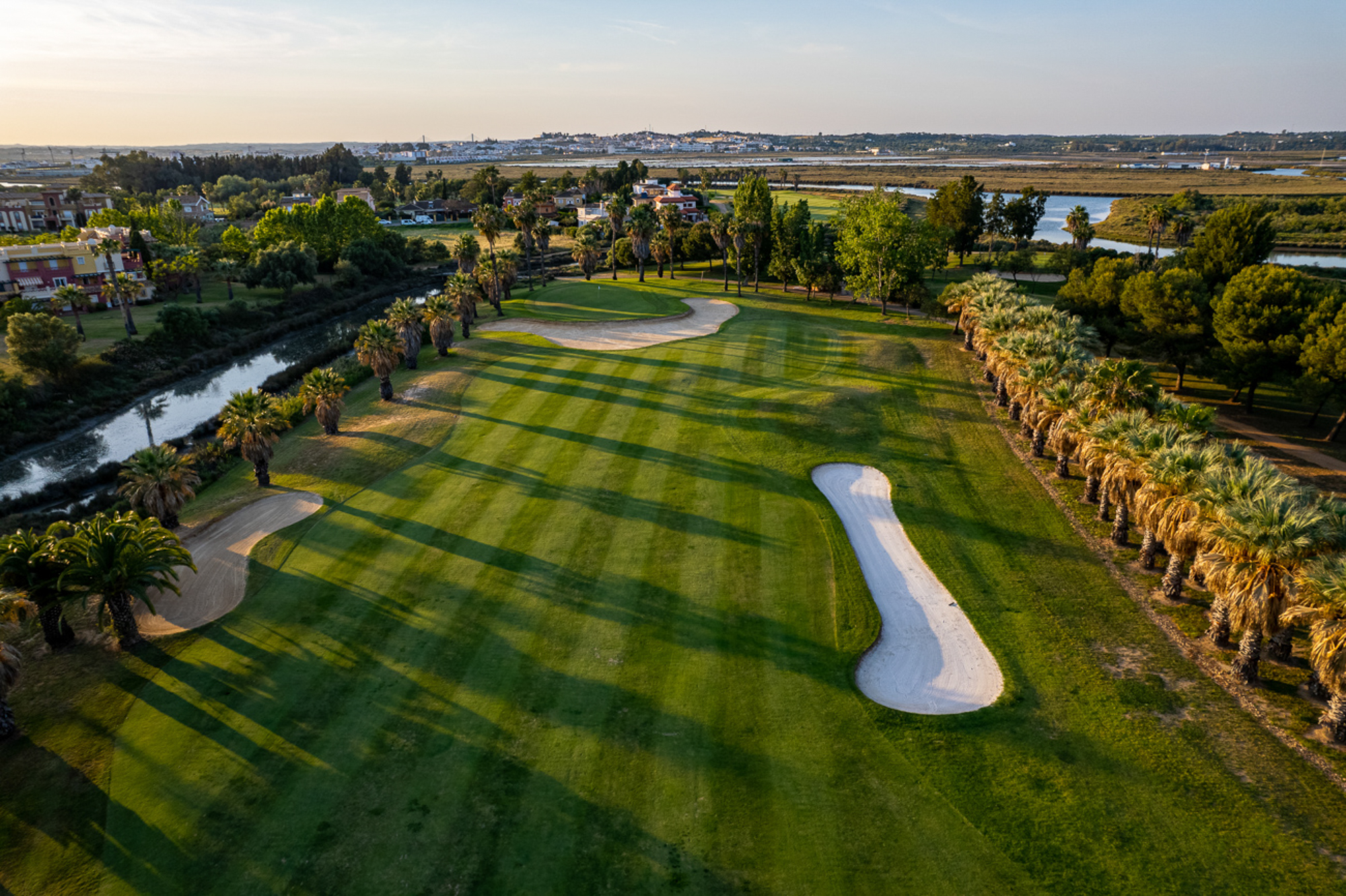 Fairway with bunkers