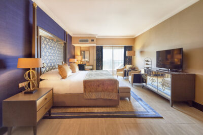 Double bed accommodation at Hotel Dona Filipa