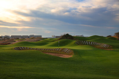 a bunker in Lykia-Golf-Links