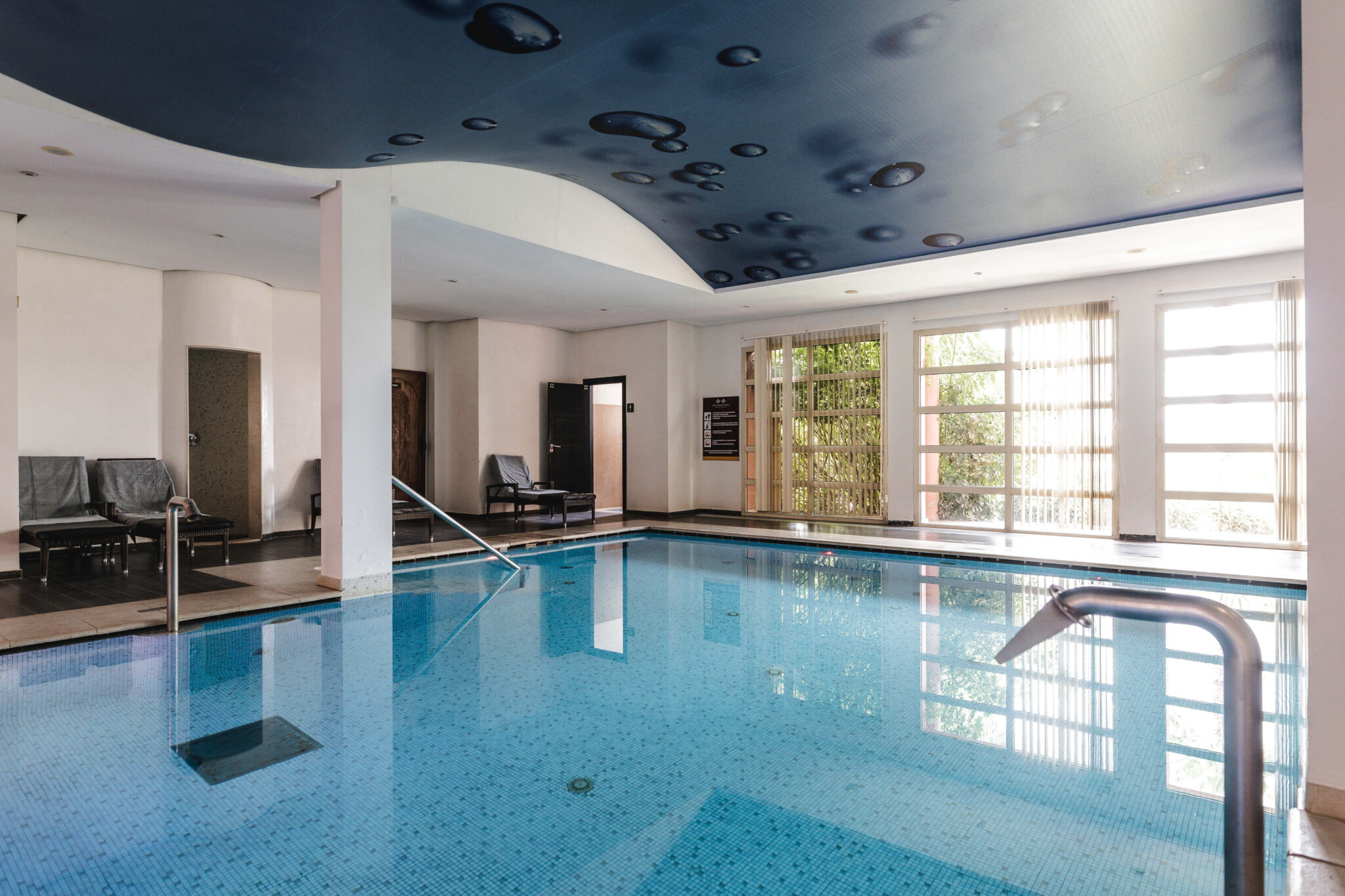 Indoor pool at Kenzi Menara Palace Hotel