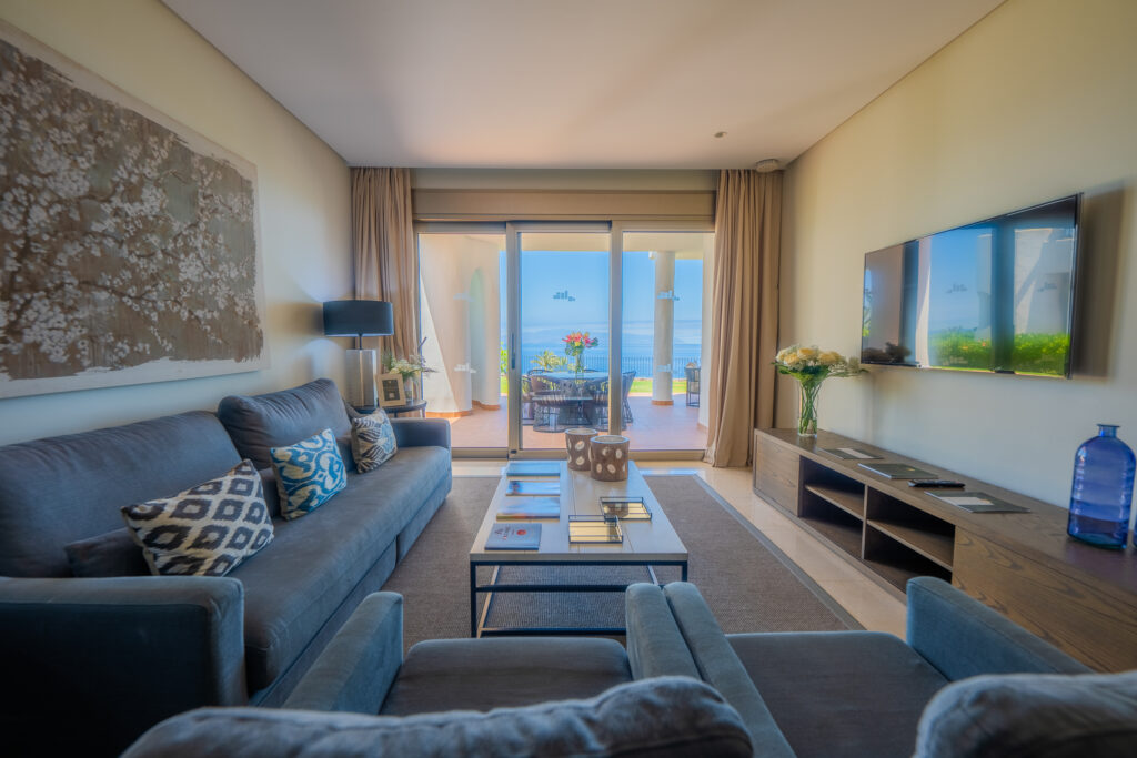 Las Terrazas Abama Suites lounge area in villas