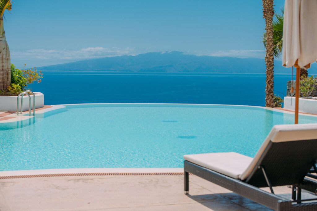 Las Terrazas Abama Suites outdoor swimming area views