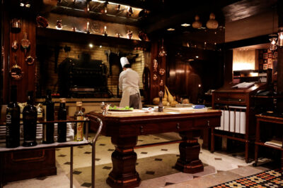 Restaurant kitchen at Palacio Estoril Hotel Golf & Spa