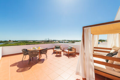 Roof terrace at Patio Suite Hotel