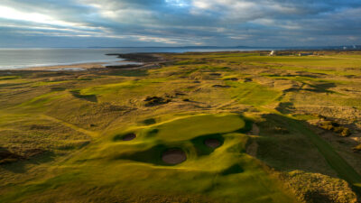 Aerial view of Royal Porthcawl