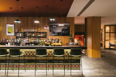 Salobre Hotel Resort bar and seating area