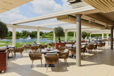 Outdoor restaurant at The K Club Hotel