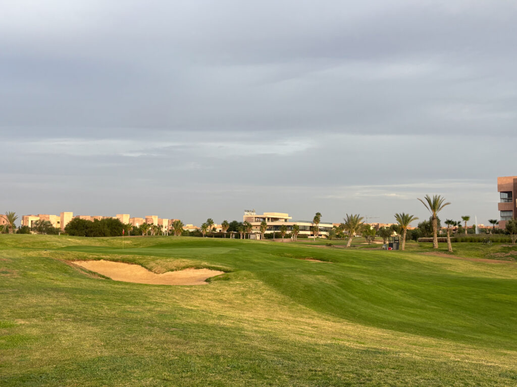 Fairway and green view at The Montgomerie Marrakech