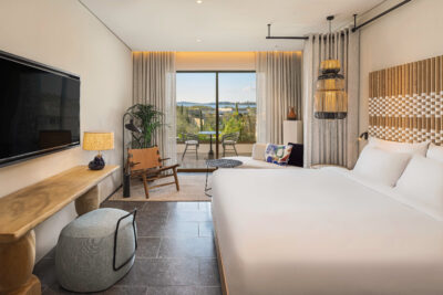 Double bed accommodation at W Costa Navarino