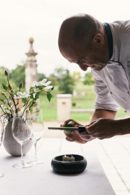 Food served at Chateau des Vigiers