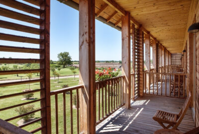 Balconies at Chateau des Vigiers