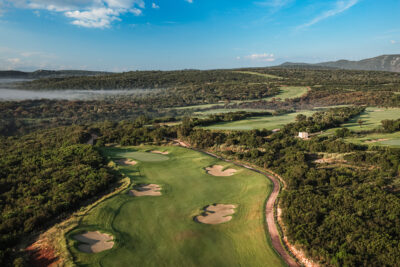 Fairway with bunkers