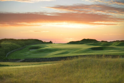 Fairway at sunset