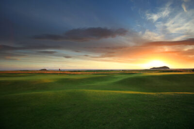 Fairway at sunset
