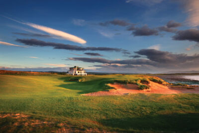 Fairway with building