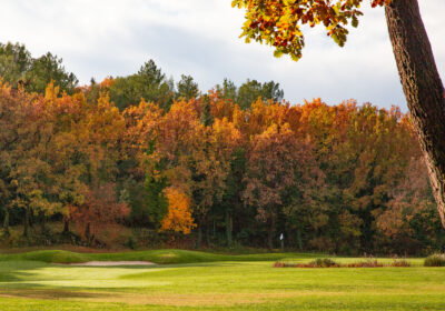 golf course autumn