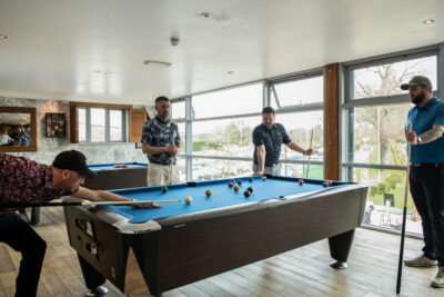 Pool table at Old Thorns