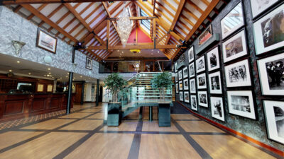 Entrance hall at Old Thorns