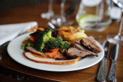 Roast dinner at Old Thorns