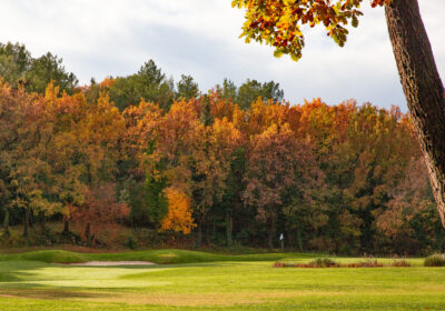 golf course autumn