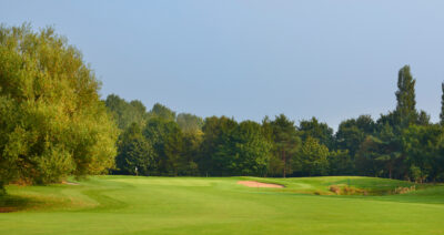 Fairway with trees around