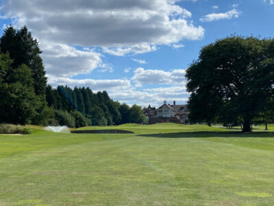 Fairway with trees around