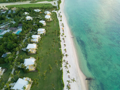 tortuga bay ariel view