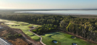 golf course sea view