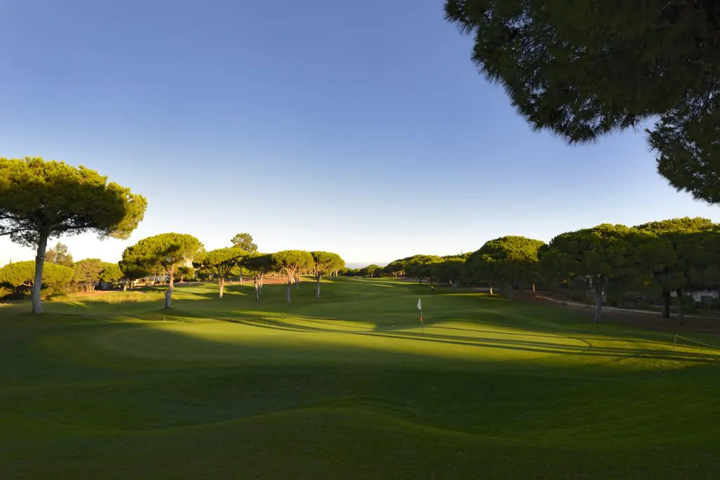 Dom Pedro Pinhal Golf Course HOLE 1 scaled