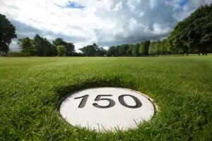 150 yard marker
