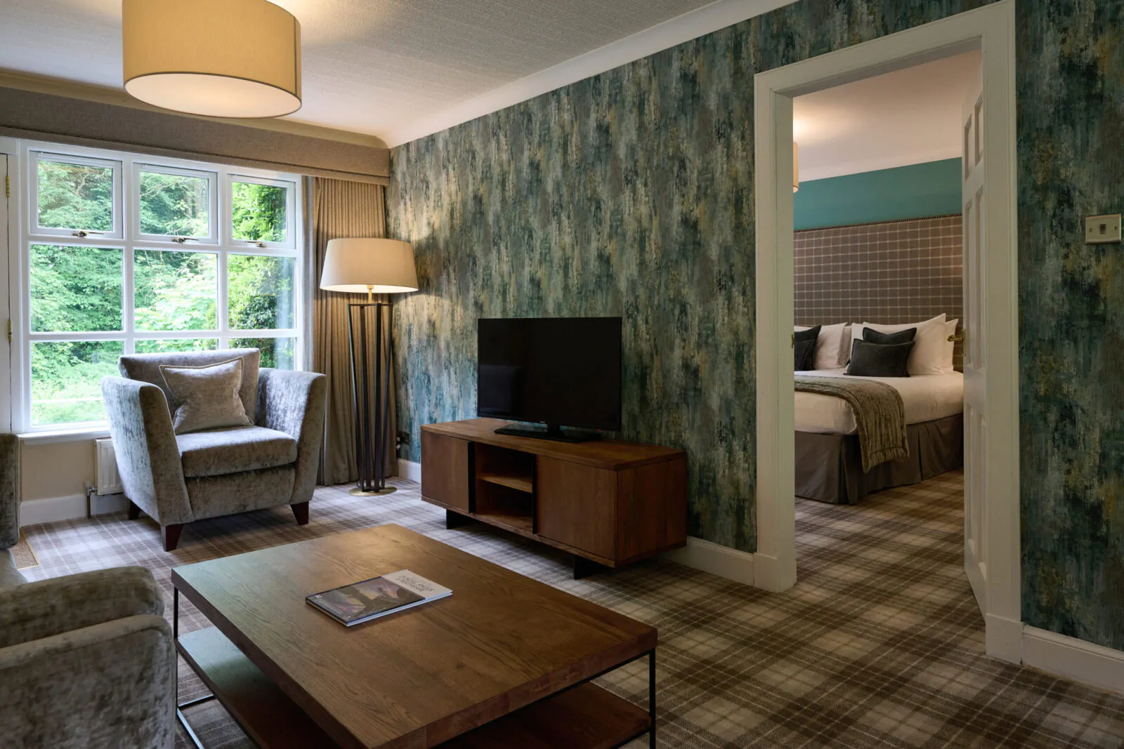 Fairway Suite - Balvaird, lounge through to bedroom